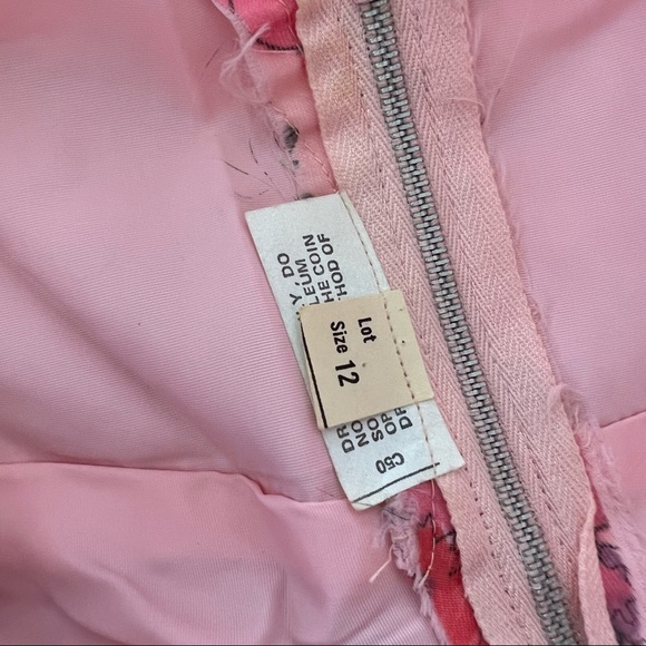 Vintage Pink Retro Floral Halter Maxi Dress - Picture 2 of 7